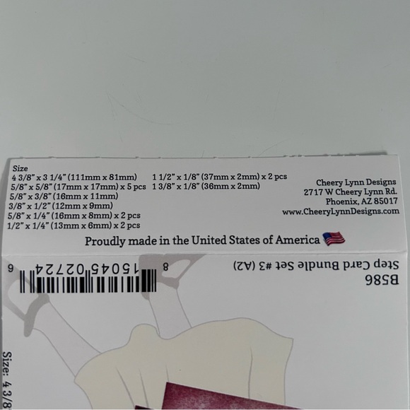 CHEERY LYNN DESIGNS A2 STEP UP CARD - Set of 3 dies - Picture 6 of 8